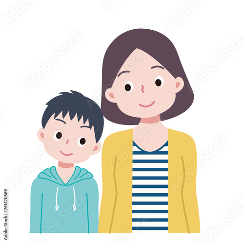 親子 お母さん 息子