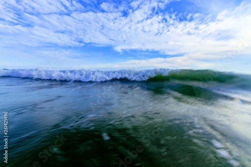 Fototapeta Naklejka Na Ścianę i Meble -  wave on the sea near beach for natural background
