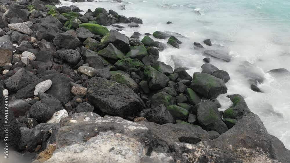Sea from above - Waves and Rocks Sea from above - Waves and Rocks