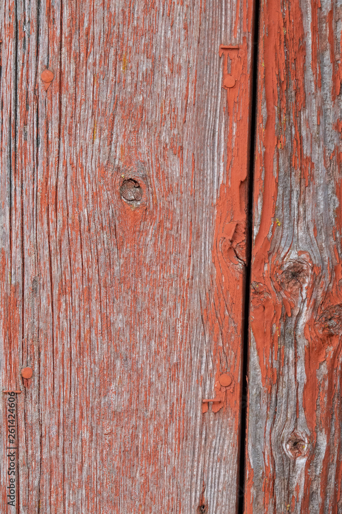 Old board on barn with paint Old board on barn with paint