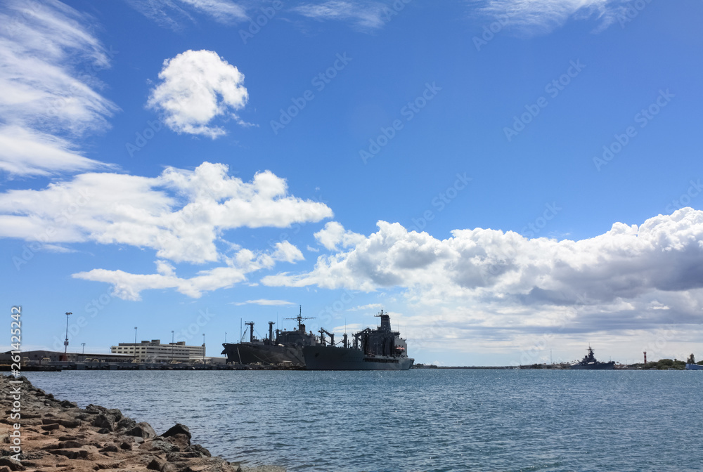 Obraz premium pearl harbor scenery