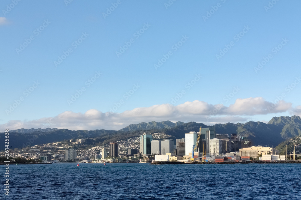 Fototapeta premium honolulu coastal scenery