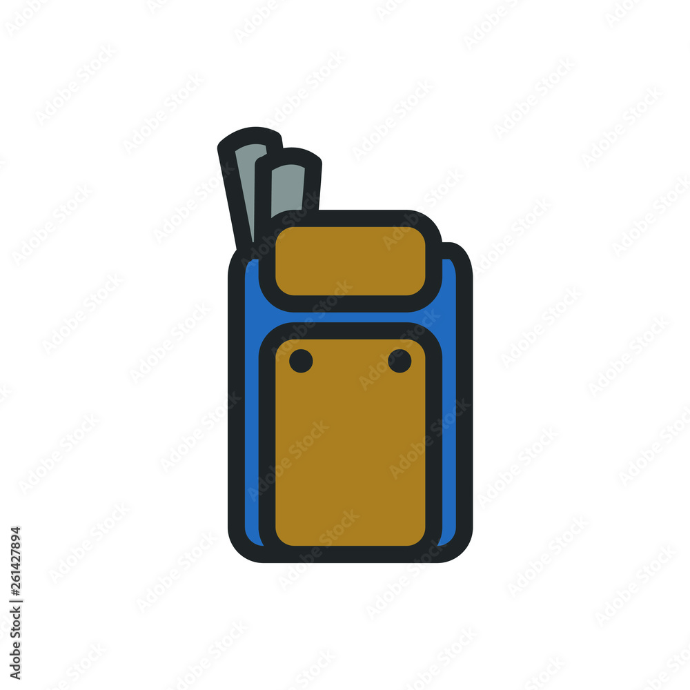 Obraz premium School bag icon