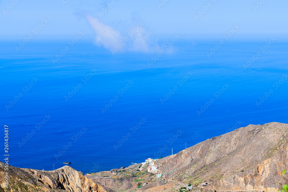 Incredible view of the coast near the village of Taganana. Tenerife. Canary Islands..Spain Incredible view of the coast near the village of Taganana. Tenerife. Canary Islands..Spain