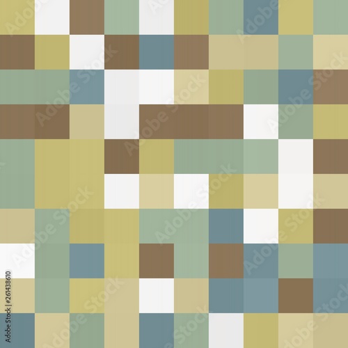 abstract colorful seamless geometric texture background with 100 rectangular squares in mosaic pattern. can be used for clothes fabric garment fashion graphic or concept design.