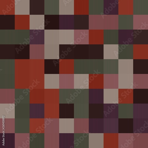 abstract colorful seamless geometric texture background with 100 rectangular squares in mosaic pattern. can be used for clothes fabric garment fashion graphic or concept design.