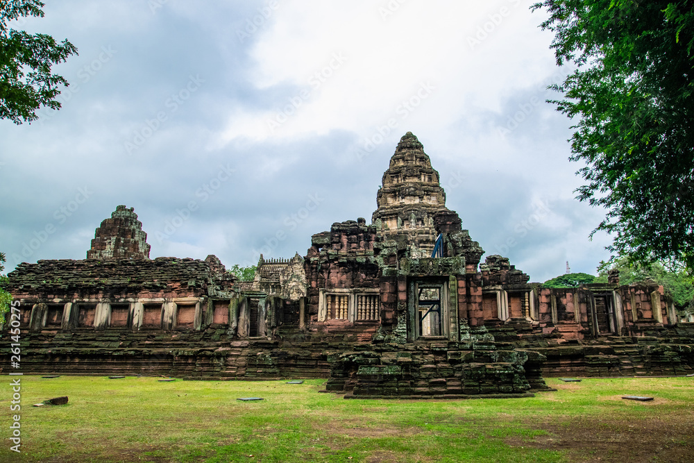 The inner sanctuary of Prasat Hin Phimai, ancient Khmer temple 