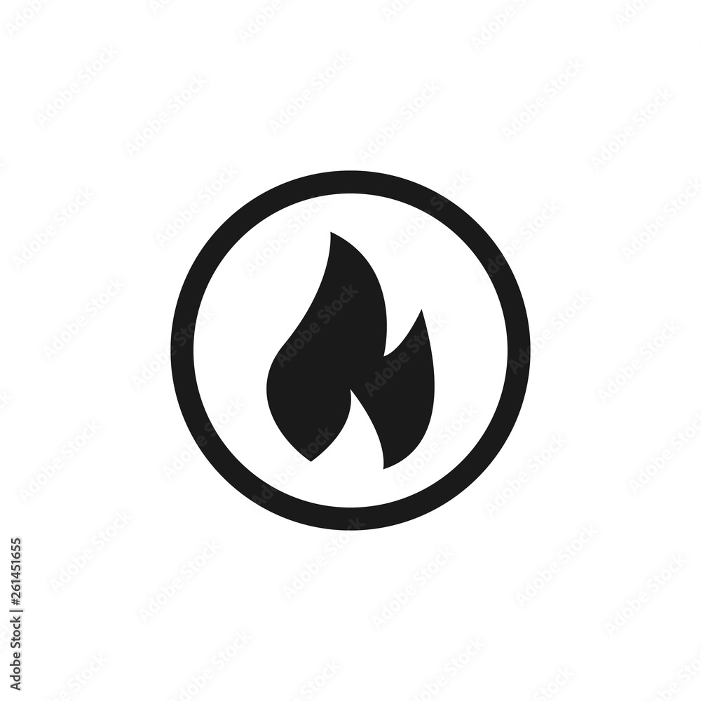 Fire flame icon. Black icon isolated on white background. Fire flame silhouette. Simple icon. Web site page and mobile app design element. Fire flame icon. Black icon isolated on white background. Fire flame silhouette. Simple icon. Web site page and mobile app design element.