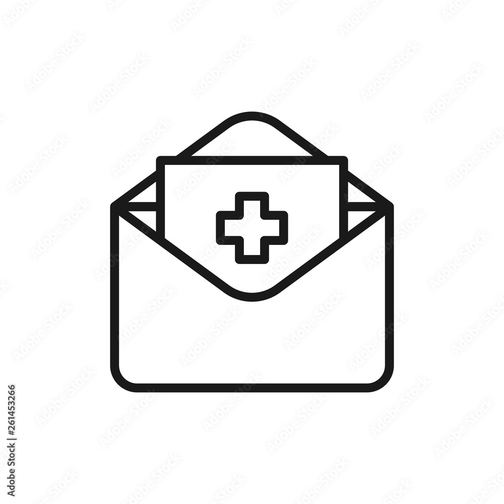 Envelope with plus sign isolated on white background. Envelope illustration for inviting. Invite icon. Envelope with plus sign isolated on white background. Envelope illustration for inviting. Invite icon.