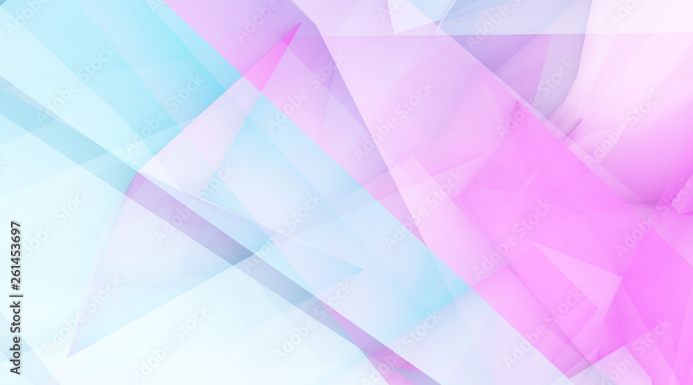 Obraz premium Blue Purple Crystal Polygon Background