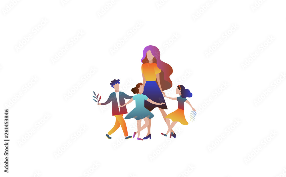 Educator. Flat Vector Illustration Educator. Flat Vector Illustration