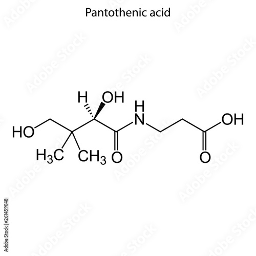 Skeletal formula of molecule.