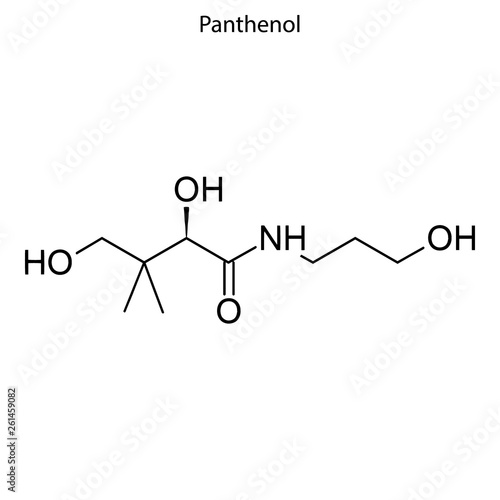 Skeletal formula of molecule.