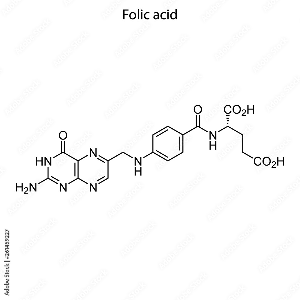Skeletal formula of molecule. Skeletal formula of molecule.