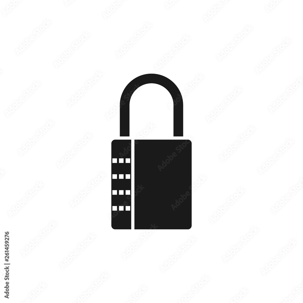 Lock Icon illustration.Padlock symbol Lock Icon illustration.Padlock symbol