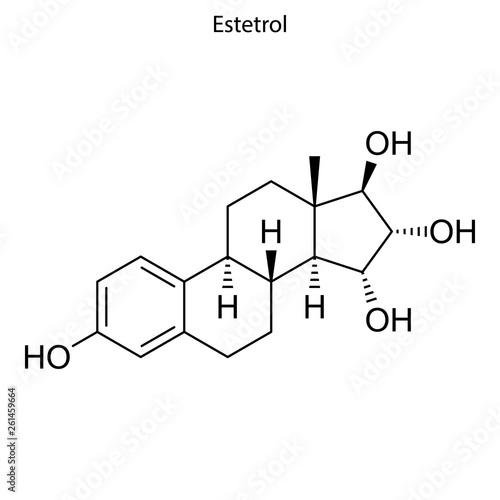 Skeletal formula molecule