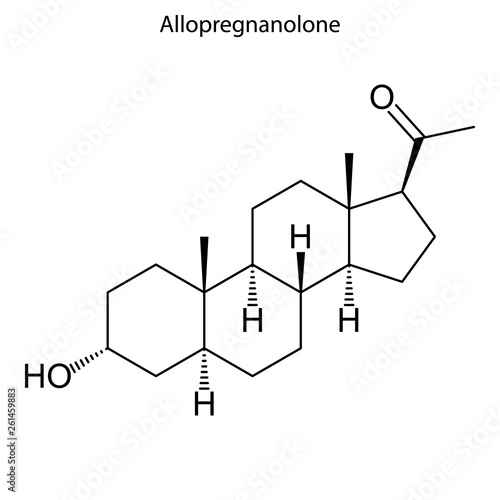 Skeletal formula molecule