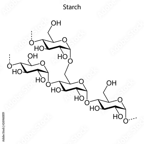 Skeletal formula of chemical molecule.