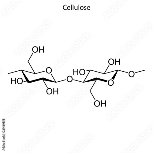 Skeletal formula of chemical molecule.