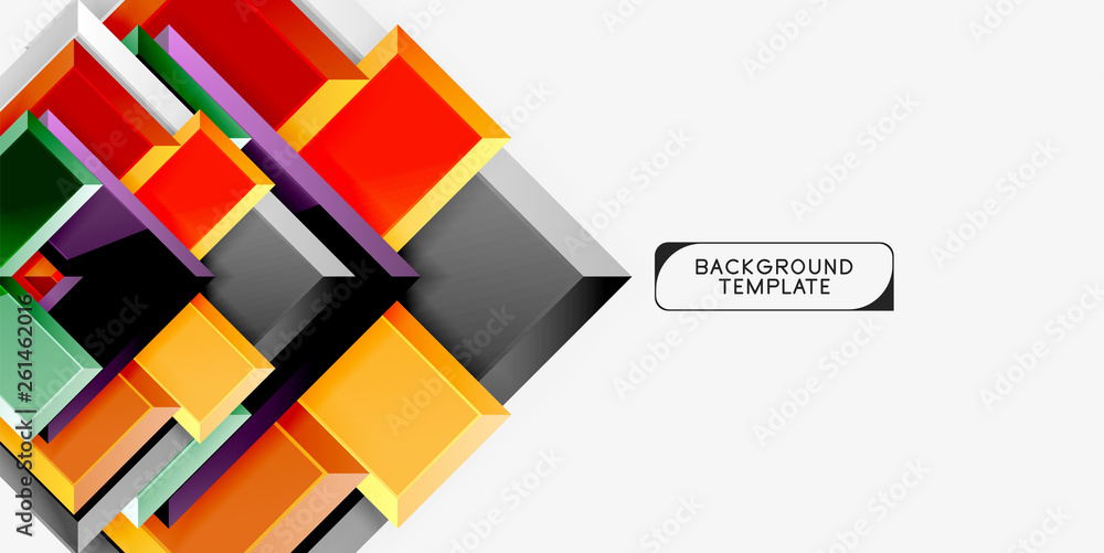 Glossy arrows geometric background Glossy arrows geometric background
