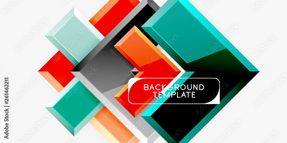Glossy arrows geometric background Glossy arrows geometric background