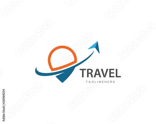 Travel logo vector