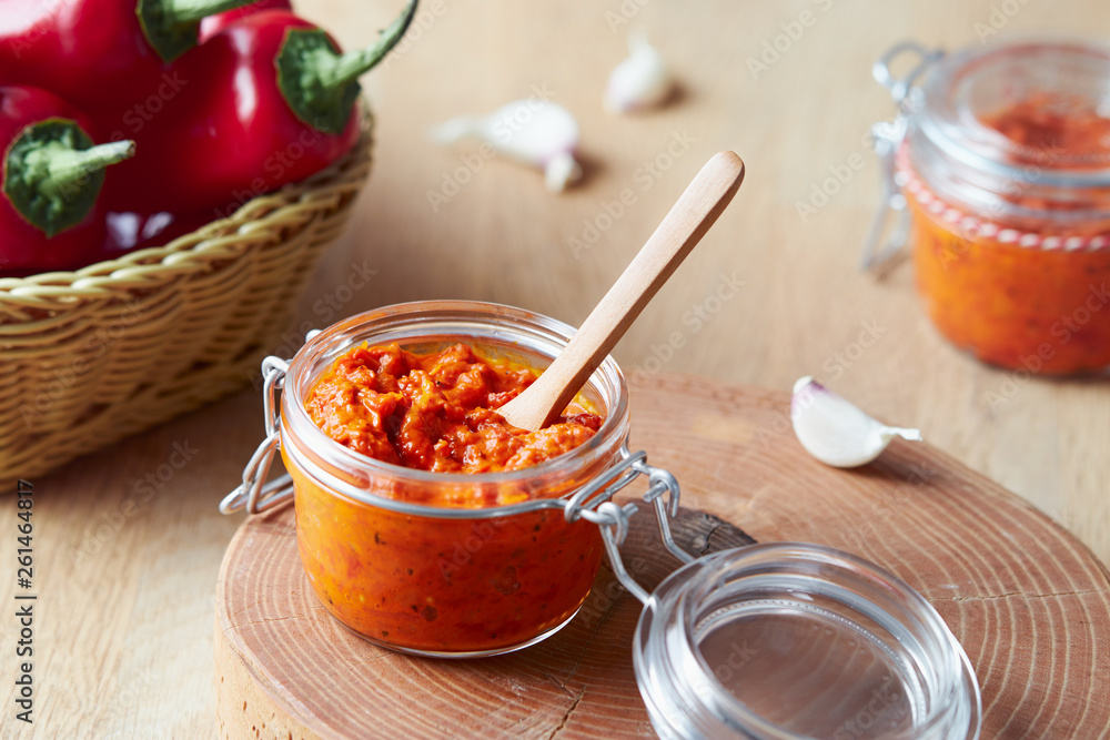 Roasted Red Pepper Relish (Ajvar) Roasted Red Pepper Relish (Ajvar)