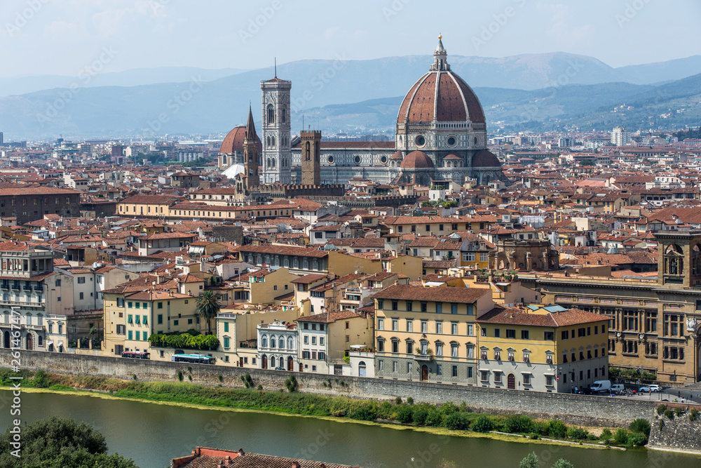 Florence city scape with Santa Maria del Fiore