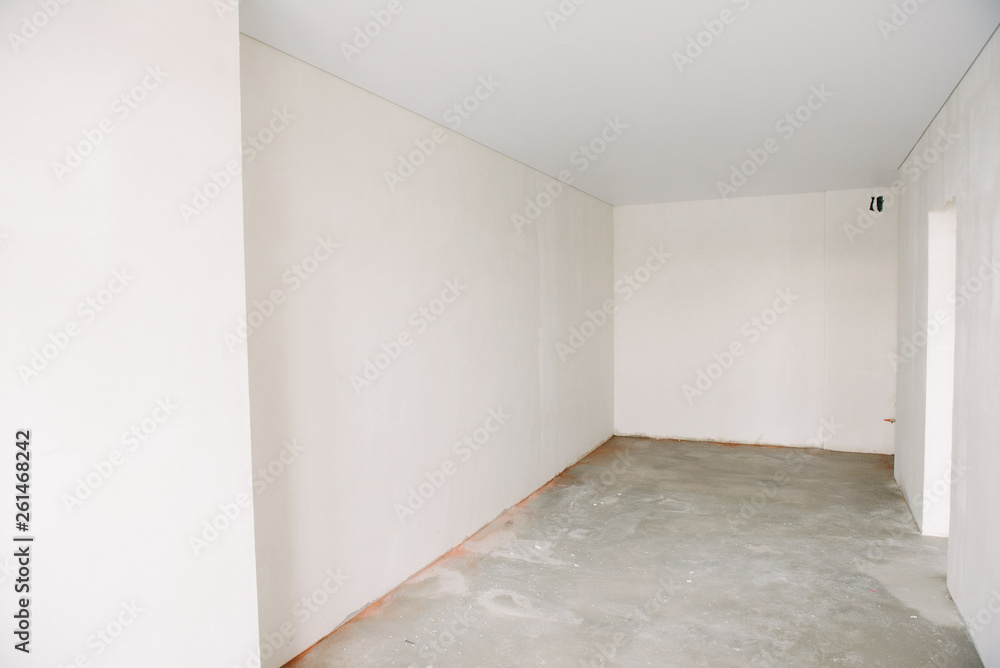 Interior finishing work in the room Interior finishing work in the room