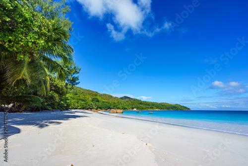 Fototapeta Naklejka Na Ścianę i Meble -  stunning paradise beach at anse lazio, praslin, seychelles 26