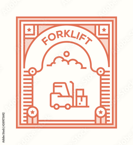 FORKLIFT ICON CONCEPT © relif