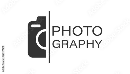Camera device sign icon in flat style. Photography vector illustration on white isolated background. Cam equipment business concept.