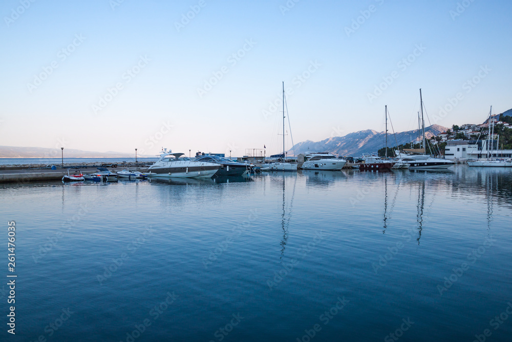 View of Croatian resort Baska Voda