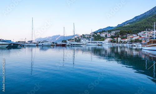 View of Croatian resort Baska Voda