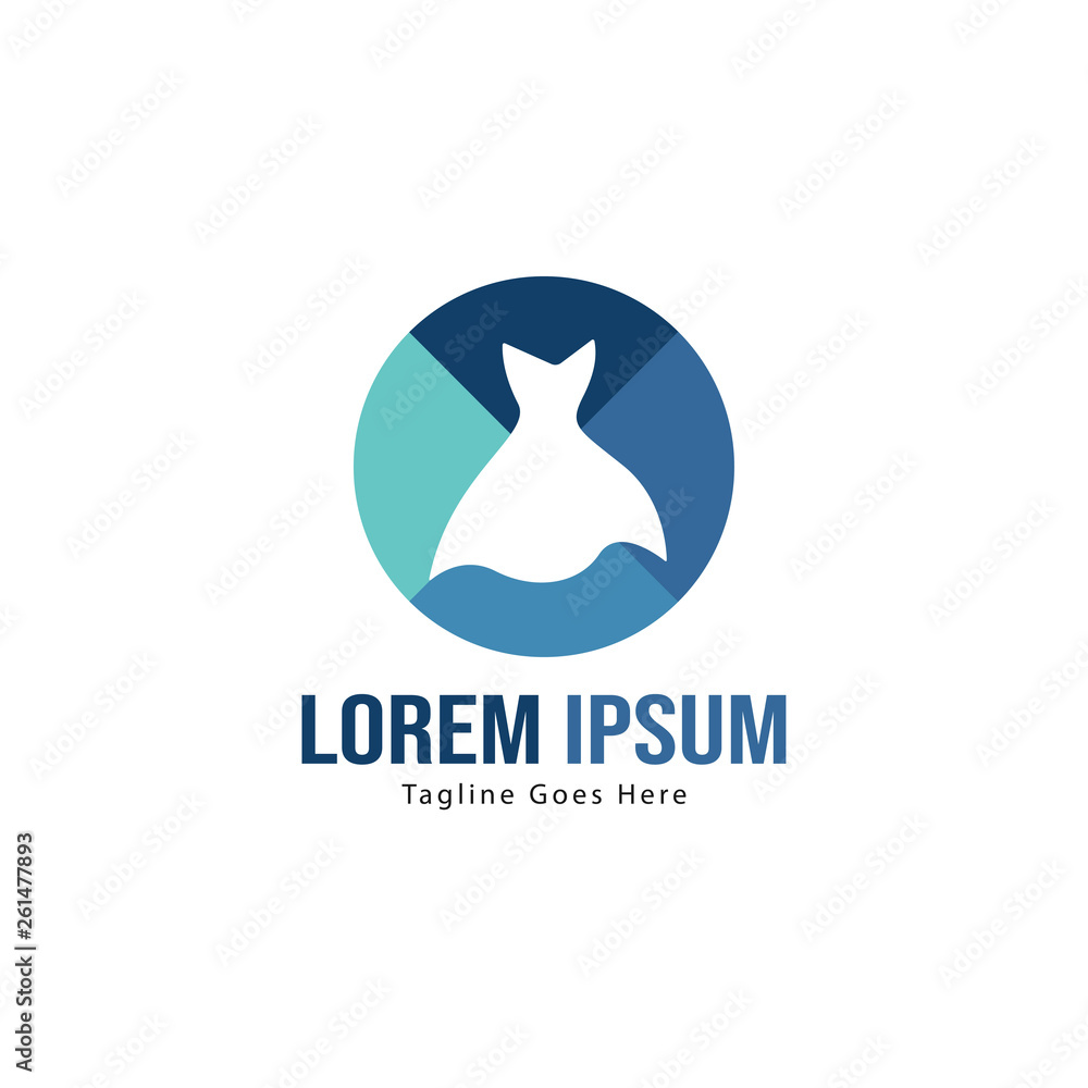 Boutique logo template design. minimalist Boutique logo with modern frame Boutique logo template design. minimalist Boutique logo with modern frame