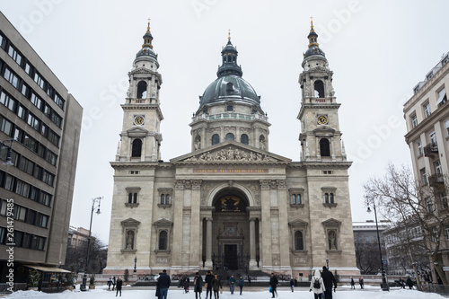 St.Stephen's cathedral in Budapest