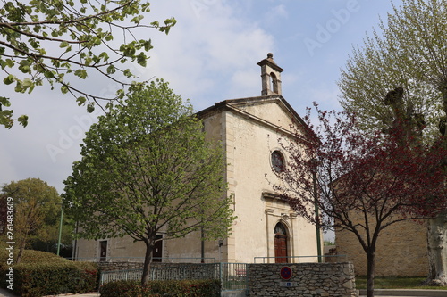 VILLAGE MEDIEVAL DE SAUZET - DROME - TEMPLE PROTESTANT