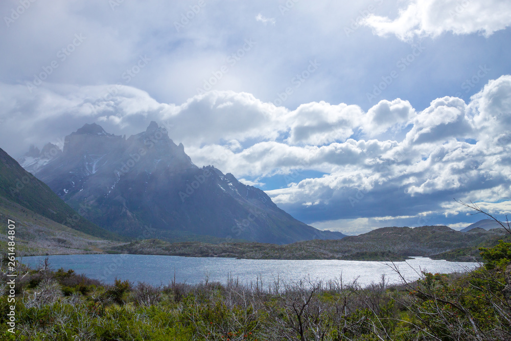 Lake Pehoe view, Torres del Paine, Chile