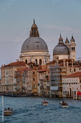 A view of Grand Canal and Basilica Santa Maria della Salute © derege