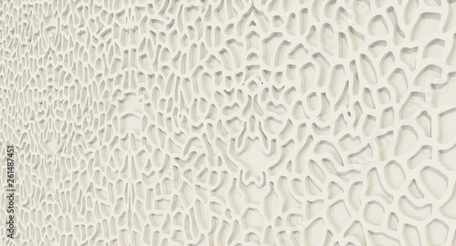 Decorative wall background or texture 3d illustration