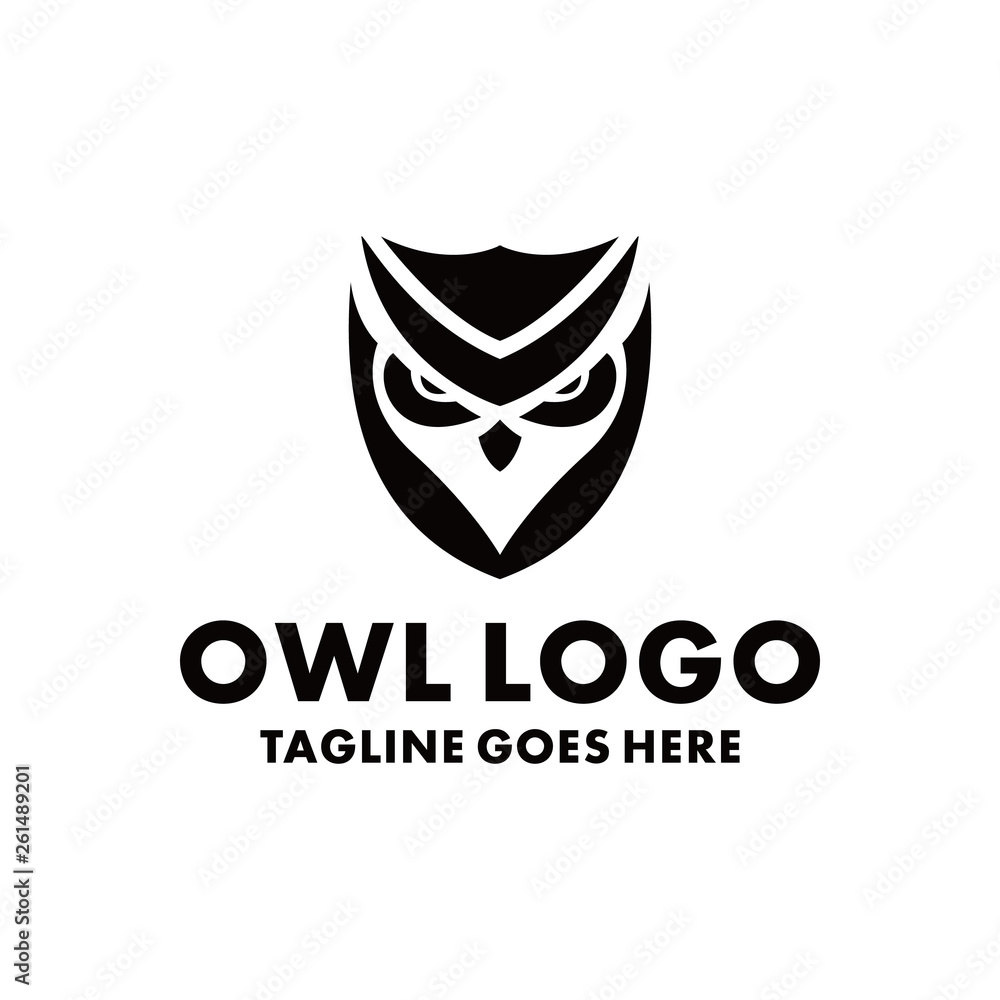Owl Logo Design Inspiration Flat And Retro Icon Face Animal Character owl-logo-design-inspiration-flat-and-retro-icon-face-animal-character