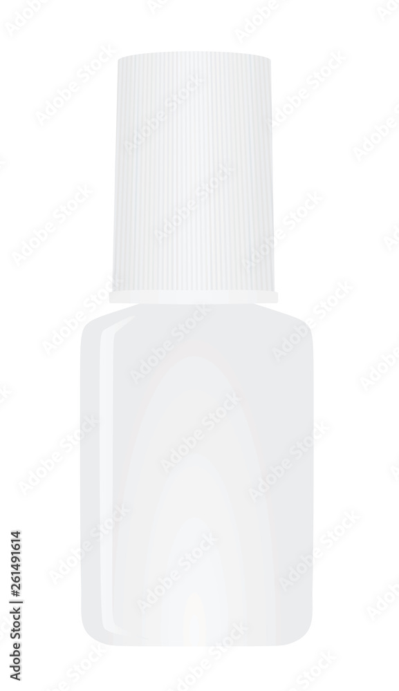 White bottle. vector illustration White bottle. vector illustration