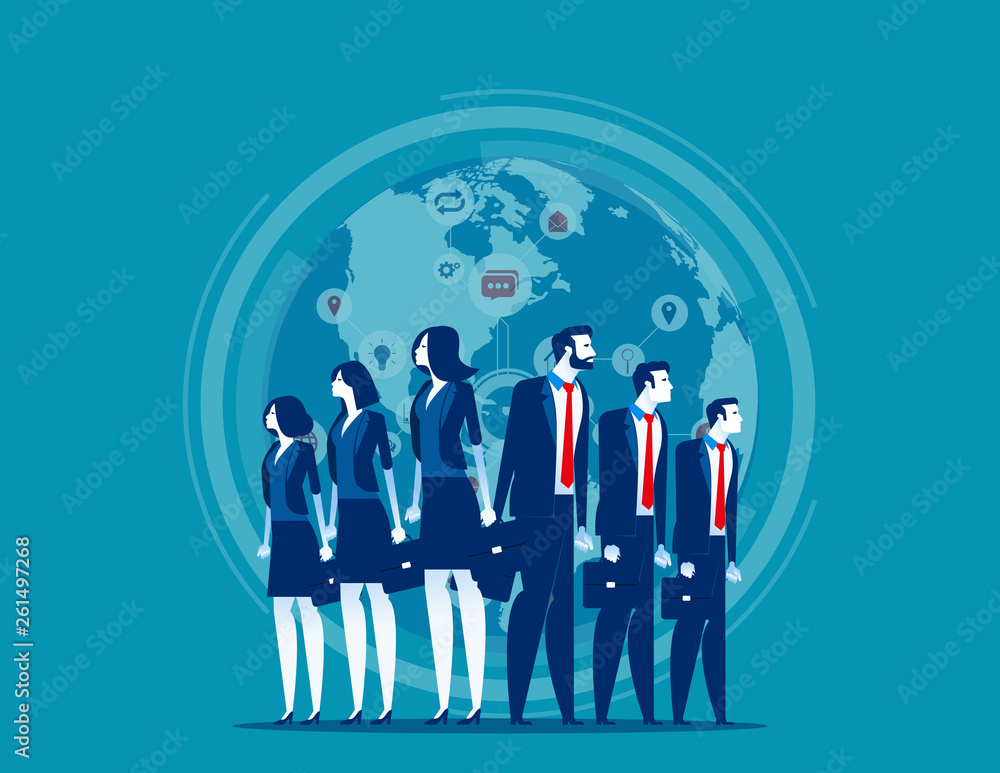 Business globe network. Concept business vector illustration, Finance and industry, Teamwork, Marketing partner. Business globe network. Concept business vector illustration, Finance and industry, Teamwork, Marketing partner.