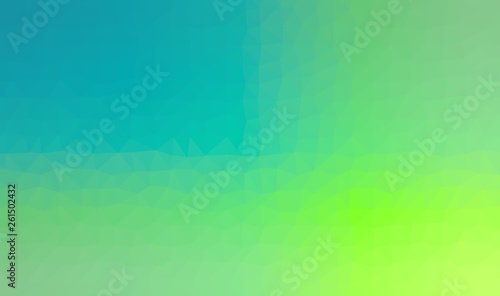 Geometric green blue color shades abstract texture background, Illustration
