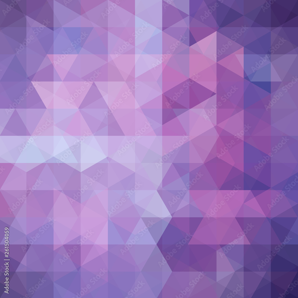 Background made of pink, purple, violet triangles. Square composition with geometric shapes. Eps 10 Background made of pink, purple, violet triangles. Square composition with geometric shapes. Eps 10