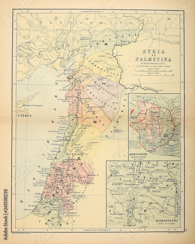 Fototapeta Naklejka Na Ścianę i Meble -  Old map. Engraving image