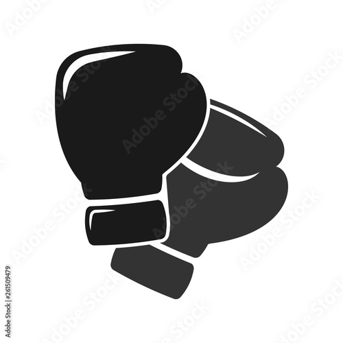 Boxing gloves vector icon. Boxing symbol. Linear style sign for mobile concept and web design. Box gloves symbol logo illustration. vector graphics - Vector.