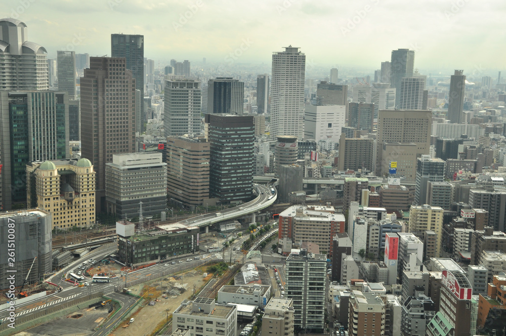 Obraz premium Osaka Skyline