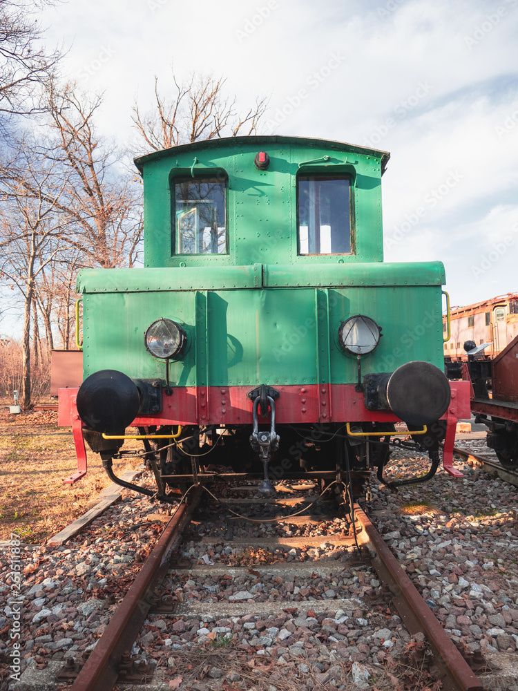 electric driving of the first half of the last century rests on a siding electric driving of the first half of the last century rests on a siding