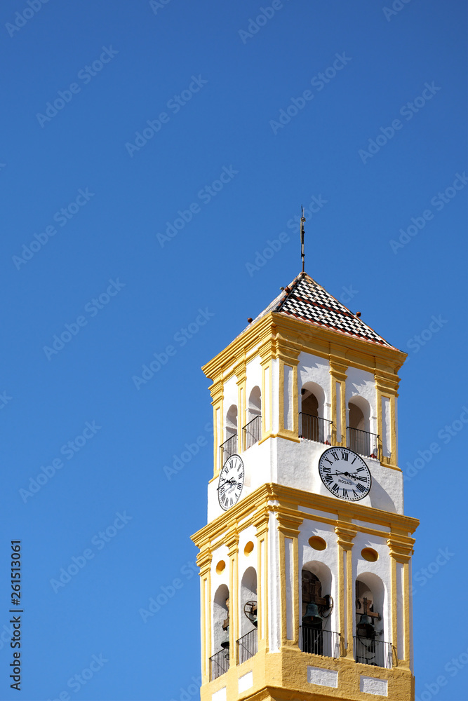 Tower of the Incarnation Church (Iglesia de Nuestra) in Marbella old town